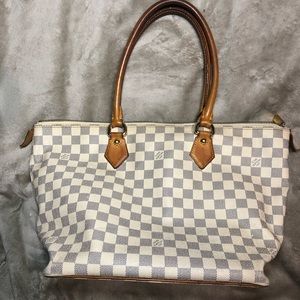Authentic Louis Vuitton Saleya Damier Azure